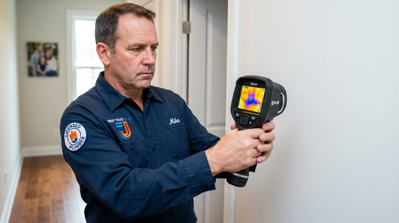 Thermal imaging leak detection by Johns Plumbing LLC in Northbrook